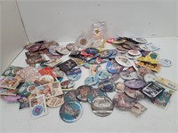 Huge lot of assorted pins Disney, and many more