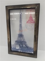Eiffel Tower Framed Glass Print