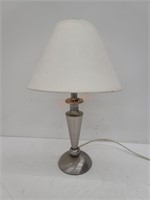 Small Nickel Finish Table Lamp