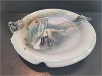 Handmade Pottery Art Dish