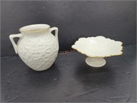 Lenox Pedestal Dish & Vase