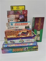 (10) assorted Board Games & Puzzles