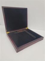 Solid Wood Storage Case Black Velvet interior