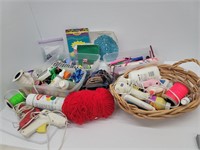 Lot of assorted crafting supplies