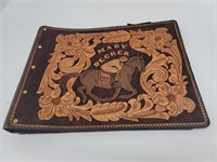 Vintage Ornate Leather Tooled Photo Album