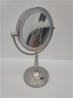 Double Sided Lighted Swivel Vanity Mirror