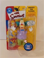 New The Simpsons Krusty Clown Talking Clip on toy