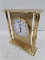 Vtg Longines Brass Mantle Clock Ford Vice Chairmen
