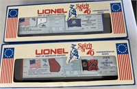 Lionel Spirit of 76 StateTrain Cars