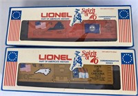 Lionel Spirit of 76 StateTrain Cars