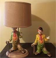 Clown Lamp and Statue