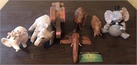 Assorted Elephant Figurines