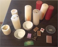 Candles, Candle Holders, and Matches