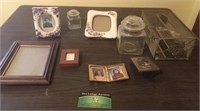 Picture Frames, Glass Containers, & More