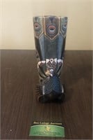 Porcelain Peacock Vase