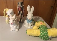 Assorted Bunny Dolls and Figurines