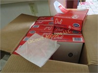 case of 11 boxes folded bakery papers new in boxes