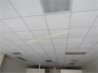 all ceiling tile and grid lights vents