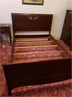 DOUBLE BED HEADBOARD AND FOOTBOARD