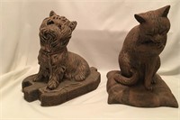 LARGE CLAY STATUES