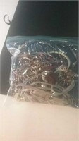 Bag of miscellaneous jewelry and