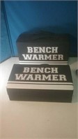 Pair of benchwarmer sporting folding seat cushions