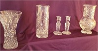 STUNNING CRYSTAL VASE COLLECTION