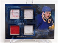 32/35 2020 Leaf Year To Remember Brett Hull Relic
