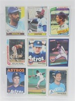 15 Baseball Cards Brett,Ryan,Bowa,etc