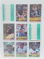 14 Baseball Cards Ryan,Smith,Carew,etc