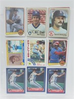 18 Baseball Cards Carlton,Eckersley,Carlton,etc