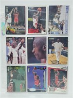 18 Basketball Cards Oneal,Jordan,McGrady,etc