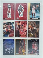 18 Basketball Cards Jordan,Garnett,Oneal,etc