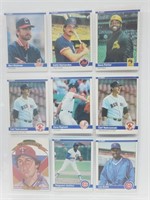 18 Baseball Cards Yastrzemski,Jenkins,Trammell,etc
