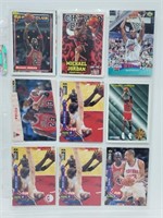17 Basketball Cards Jordan,Pippen,Robinson,etc