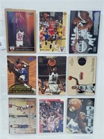 18 Basketball Cards Jordan,Oneal,Malone,etc