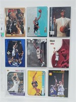 18 Basketball Cards Jordan,Bird,Pippen,etc