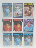 14 Baseball Cards Brett,Gwynn,Rose,etc