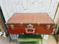 Red Metal Chest 27x16x9