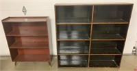 (2) Wood Bookshelves