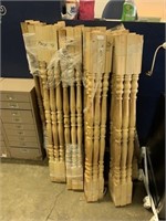 WOOD SPINDLES - 97" & 48" TALL