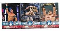 Lot of 3 Topps WWE John Cena Tribute cards