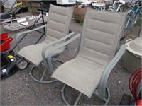 PR OF SWIVEL DECK CHAIRS