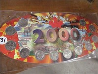 2000 CANADIAN QUARTER SET
