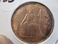 1948 GREAT BRITAIN PENNY