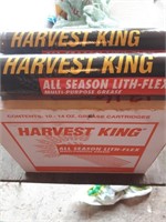 Tubes of Harvest King Grease. All Season Lith-flex
