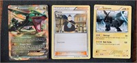 Three Pokemon Cards
