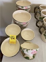 Desert Rose China - 9 - 5 1/2" Bowls,