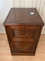 Wood File Cabinet  with Key