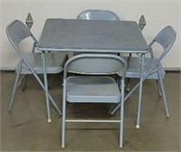 Table W / (4) Chairs